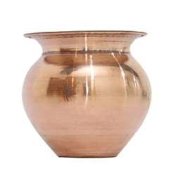 Shubhkart Copper Kalash Size 2- 140 gms